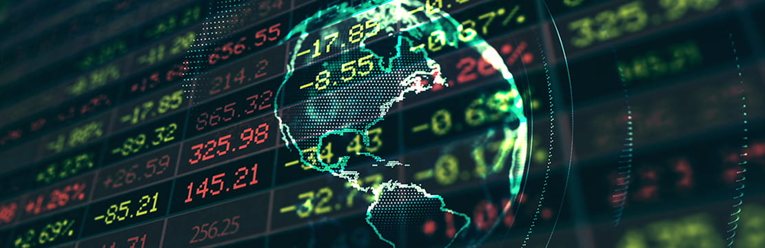 Conceptual Display of Stock market